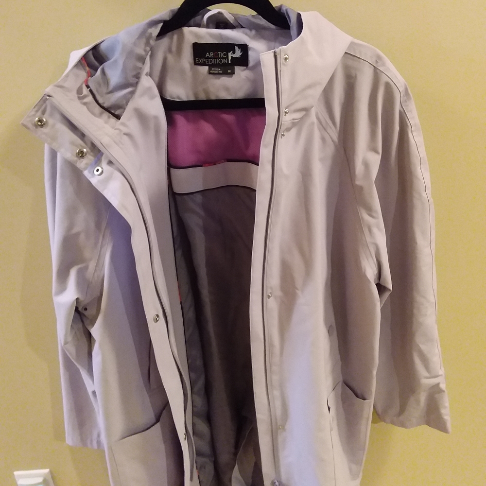 Arctic Expedition Rain Coat pluss size